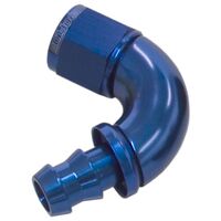 510 Series Full Flow Tight Radius Push Lock 120 Hose End -10AN