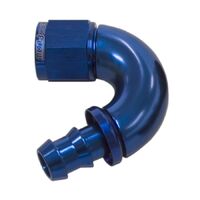 510 Series Full Flow Tight Radius Push Lock 150 Hose End -6AN