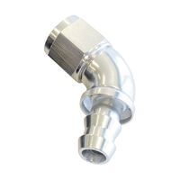 510 Series Full Flow Tight Radius Push Lock 60 Hose End -4AN