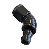 510 Series Full Flow Tight Radius Push Lock 60 Hose End -6AN