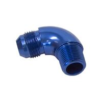 90 NPT to AN Full Flow Adapter 1" to -16AN