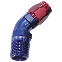45 Male NPT Full Flow Swivel Hose End 3/8" to -6AN