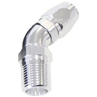 45 Male NPT Full Flow Swivel Hose End 3/8" to -6AN