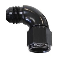 90 Full Flow Female/Male Flare Swivel -16AN