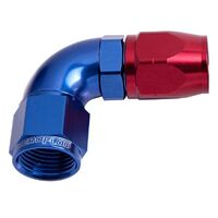 550 Series Cutter One-Piece Full Flow Swivel 90 Hose End -6AN (25 Pack)