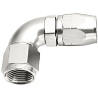 550 Series Cutter One-Piece Full Flow Swivel 90 Hose End -6AN
