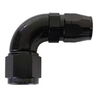 550 Series Cutter Style One Piece Swivel 90 Stepped Hose End -6AN to -8 Hose