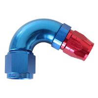 550 Series Cutter Style One Piece Swivel 120 Stepped Hose End -8AN to -6 Hose