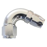550 Series Cutter Style One Piece Swivel 120 Stepped Hose End -6AN to -8 Hose