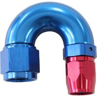 550 Series Cutter Style One Piece Swivel 180 Stepped Hose End -8AN to -6 Hose