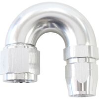 550 Series Cutter Style One Piece Swivel 180 Stepped Hose End -8AN to -6 Hose