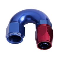 550 Series Cutter One-Piece Full Flow Swivel 180 Hose End -6AN