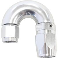 550 Series Cutter Style One Piece Swivel 180 Stepped Hose End -6AN to -8 Hose
