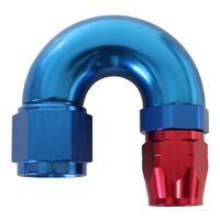 550 Series Cutter Style One Piece Swivel 180 Stepped Hose End -12AN to -16 Hose