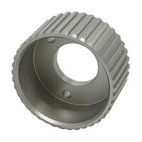 Gilmer Drive Crankshaft Pulley - Silver Finish