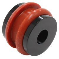 Replacement Soft Hi-Temp Bushing & Alloy Insert Kit - Black