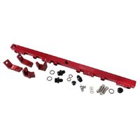 Ford BA-BF Barra 4.0L DOHC Billet EFI Fuel Rail - Red