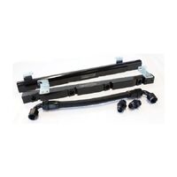 Holden 304-355 V8 Billet EFI Fuel Rails - Black