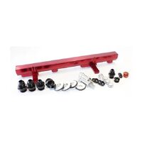 Nissan S13 SR20 Billet EFI Fuel Rail - Red