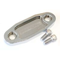 Billet Fuel Pump Block-Off Plate - Chrome