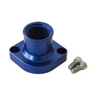 Billet Thermostat Housing - Blue