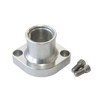 Billet Thermostat Housing - Silver