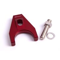 Billet Distributor Hold Down Clamp - Red