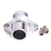 Billet Thermostat Housing - Silver