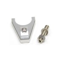 Billet Distributor Hold Down Clamp - Silver