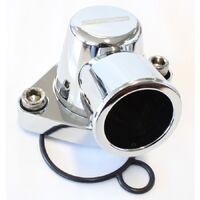 Billet Thermostat Housing - Chrome