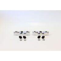 Subaru EJ20, EJ25 Side Feed Billet EFI Fuel Rails - Polished