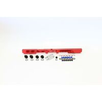 Toyota 2JZ Non-VVTI Billet EFI Fuel Rail - Red