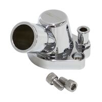 Billet Thermostat Housing - Chrome