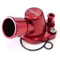Billet Thermostat Housing - Red