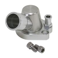 Billet Thermostat Housing - Silver