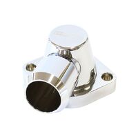 Billet Swivel Thermostat Housing - Chrome Finish