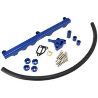 Nissan S14 and S15 SR20 Billet EFI Fuel Rail - Blue