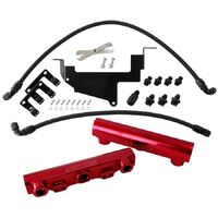 Subaru, Toyota, Scion FA20 Billet EFI Fuel Rail Kit - Red
