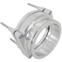 GM LS Throttle Body Adapter, Silver Finish
