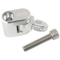 Single Swivel Water Cross-Over Adapter - Silver