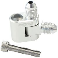 Dual Swivel Water Cross-Over Adapter, Silver