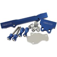Mazda Series 6,7,8 13B Billet EFI Fuel Rails - Blue