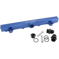 Mitsubishi Evolution 4-9 4G63 Billet EFI Fuel Rails - Blue