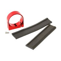 Single Billet Fuel Pump Bracket - Red