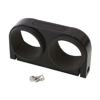 Dual Billet Fuel Pump Bracket - Black