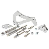 Mid Mount Drivers Side Billet Aluminium Alternator Bracket - Polished