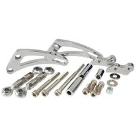 Low Mount Billet A/C Compressor Bracket, Polished