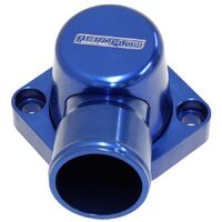 Billet Thermostat Housing - Blue