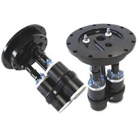 Billet Triple Fuel Pump Hanger - Black