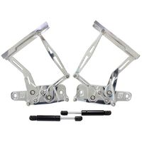 Holden Torana Billet Bonnet Hinge Kit - Polished Finish